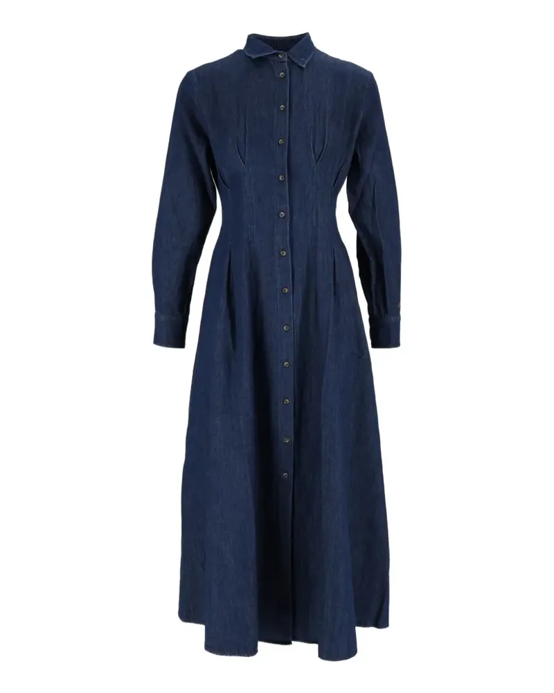 MC2 Saint Barth Alys denim midi dress - Blau Blau