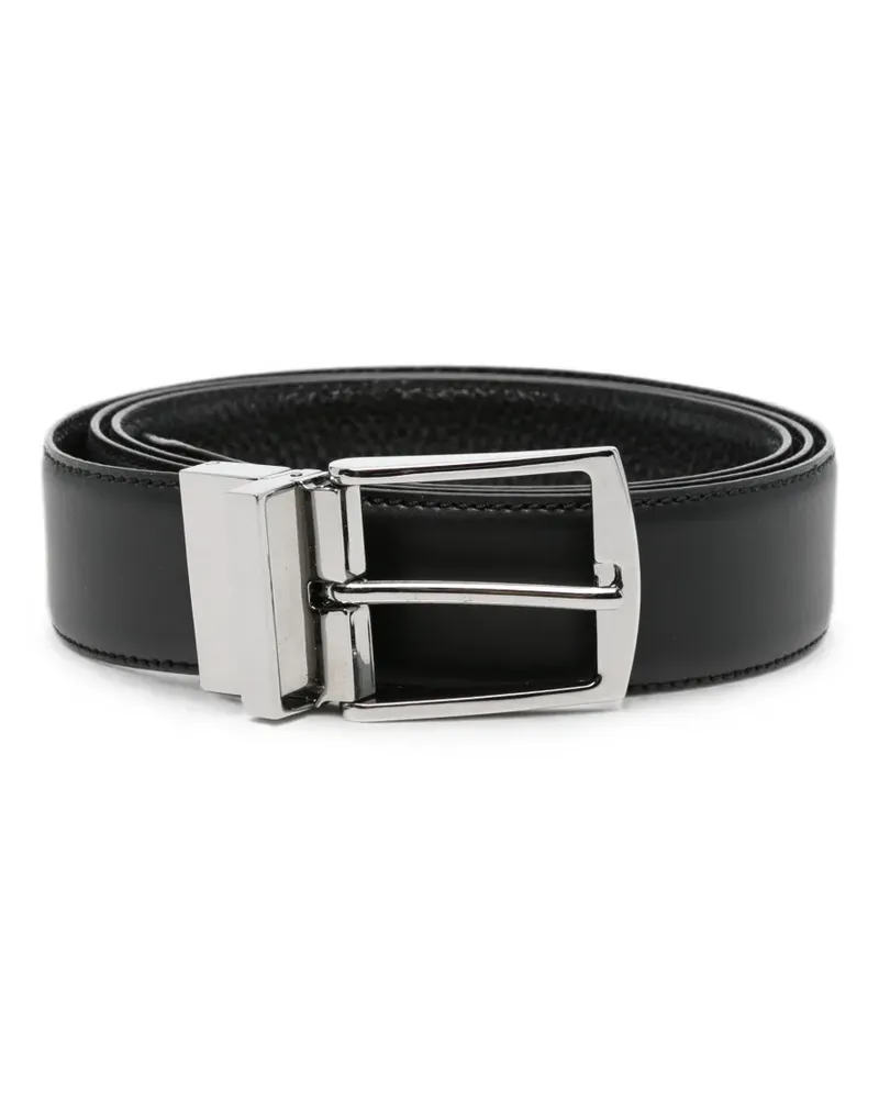 Giorgio Armani Wendbarer Gürtel - Schwarz Schwarz