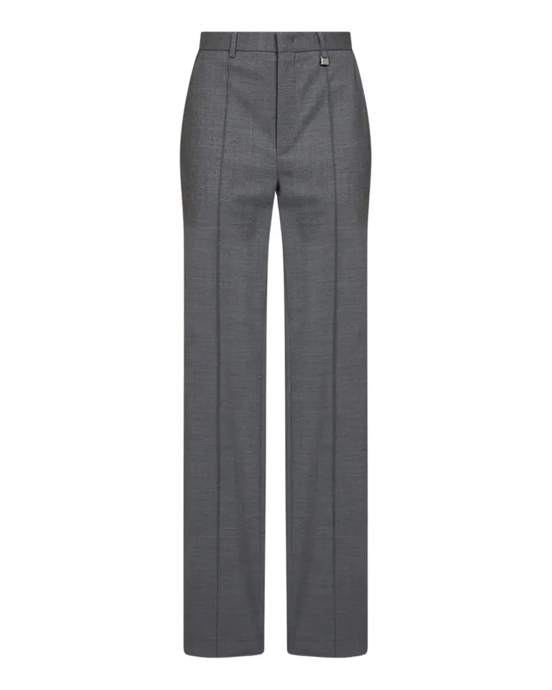 Giuseppe di Morabito Gerade Hose mit Falten - Grau Grau