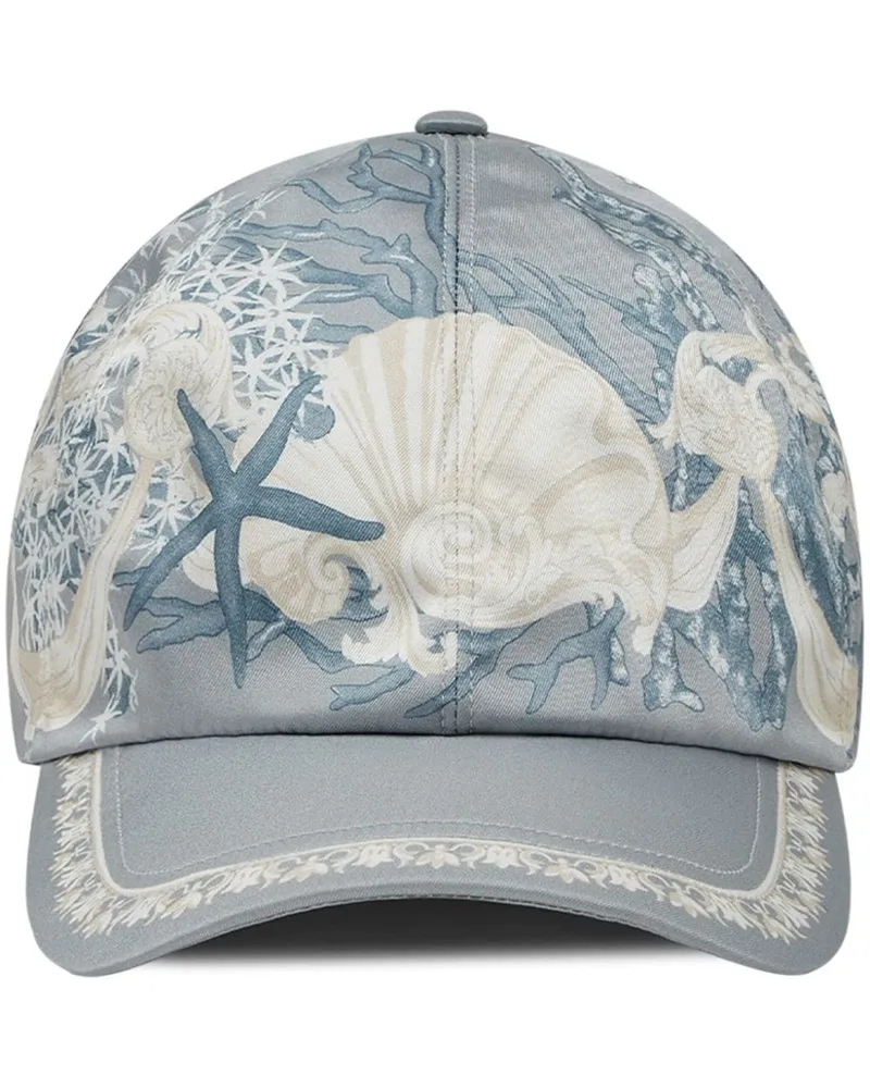 Versace Barocco Sea Baseballkappe Blau