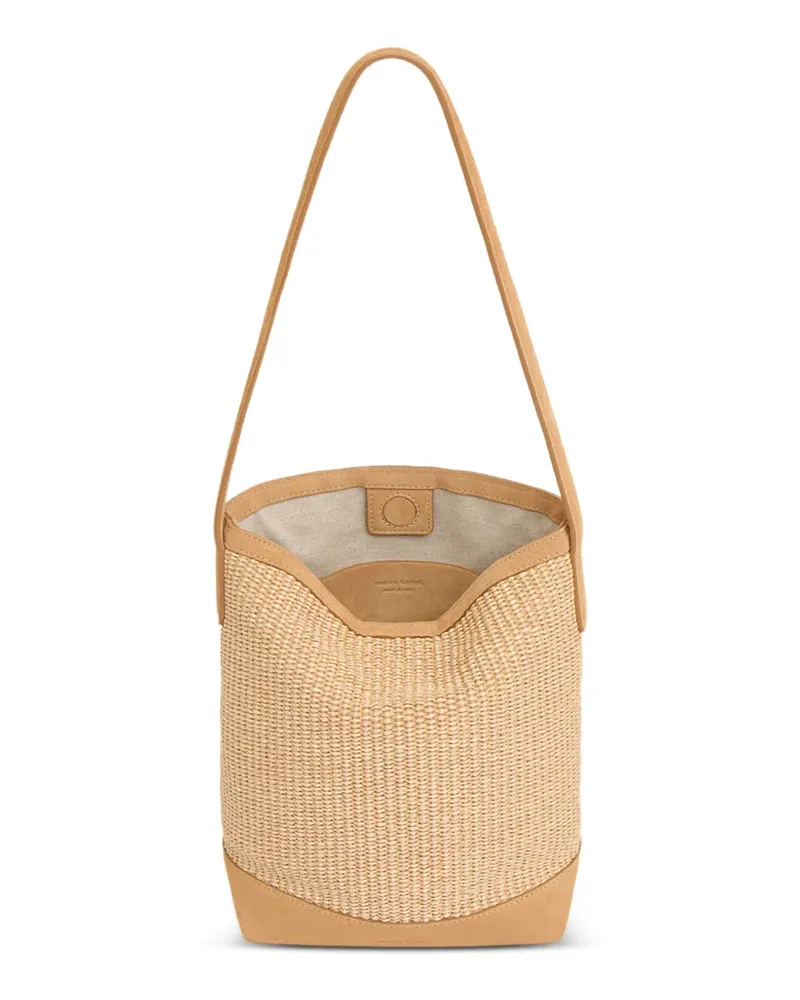 Mansur Gavriel small Everyday Cabas woven tote bag - Nude Nude