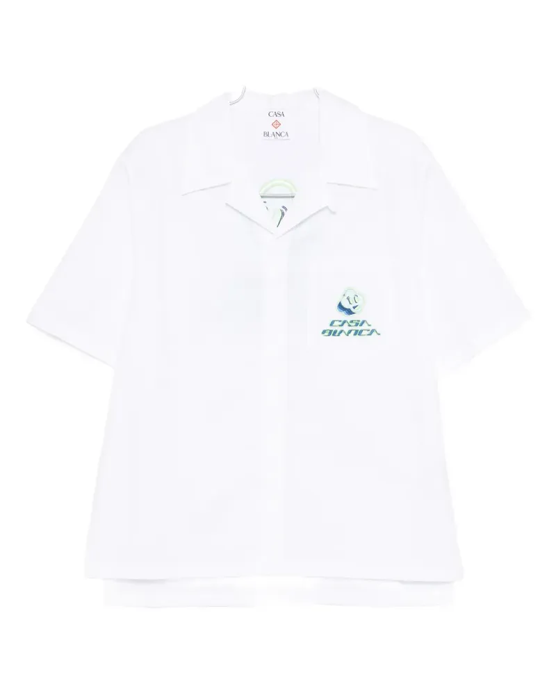 Casablanca Paris graphic shirt - Weiß Weiß