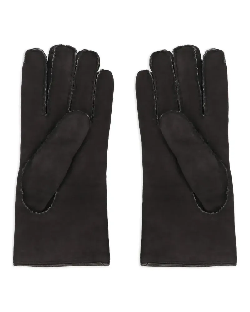 MOORER Hideko Handschuhe aus Schafsleder - Schwarz Schwarz