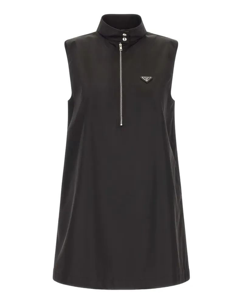 Prada Re-Nylon mini dress - Schwarz Schwarz
