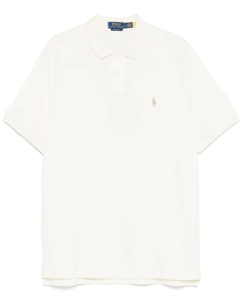 Ralph Lauren Poloshirt mit Polo Pony-Stickerei - Nude Nude