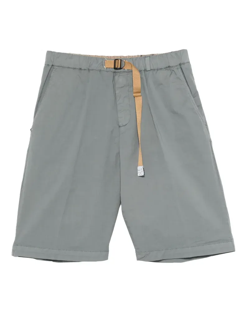 PLAN C Kevin belted shorts - Grau Grau