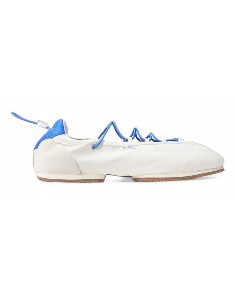 Ralph Lauren Sneakers mit Wildlederbesatz - Weiß Weiß