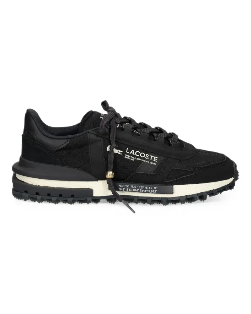 Lacoste Elite Active Sneakers mit Logo - Schwarz Schwarz