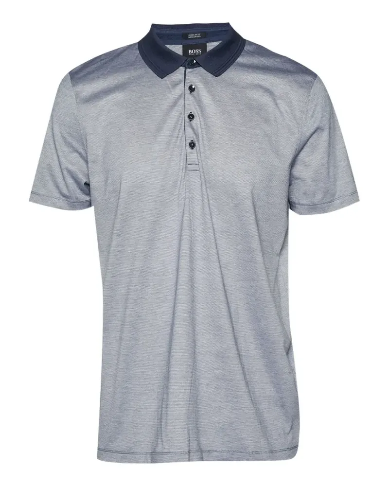 HUGO BOSS striped polo shirt - Grau Grau