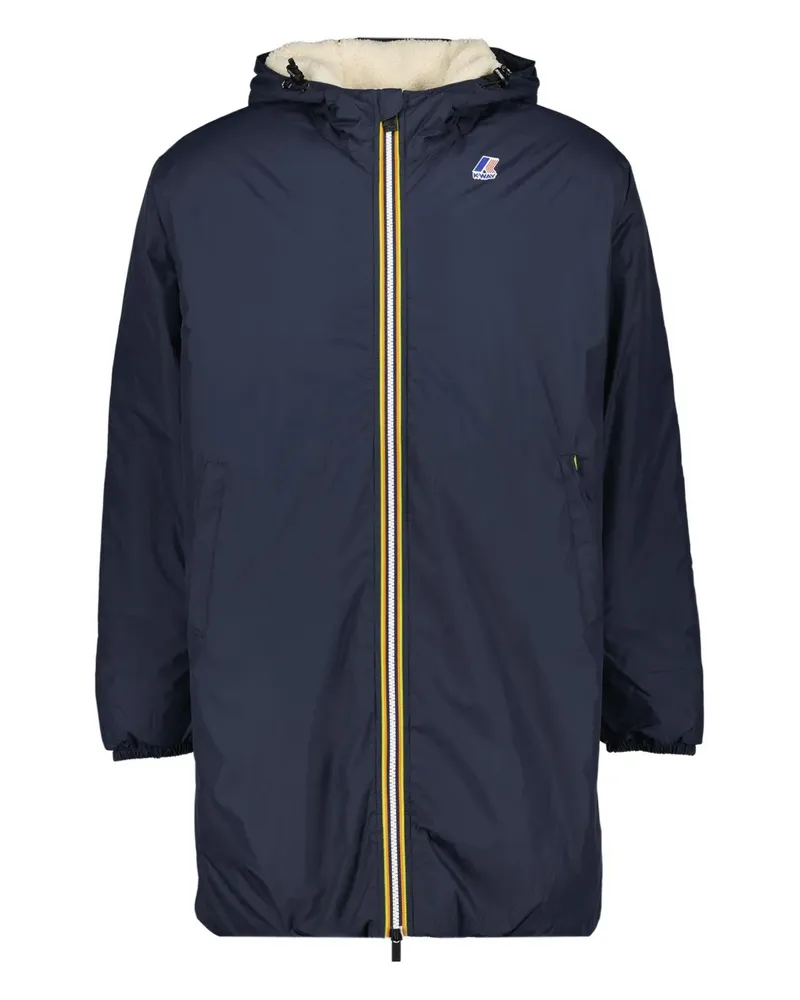 K-Way Le Vrai 3.0 hooded parka - Blau Blau