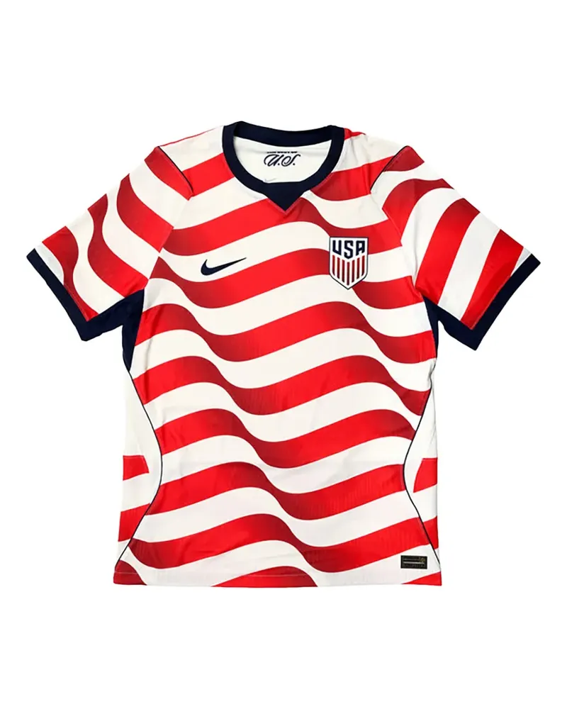 Nike USMNT 2026 Stadium Home T-Shirt - Rot Rot
