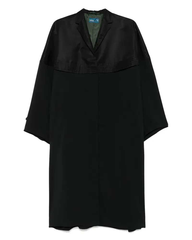 kolor Mantel mit Einsätzen - Schwarz Schwarz