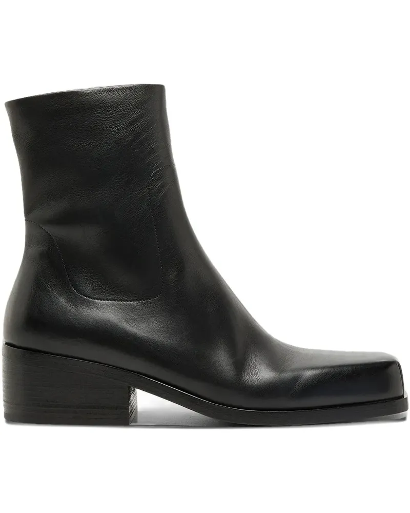Marsèll Cassello square-toe boots - Schwarz Schwarz