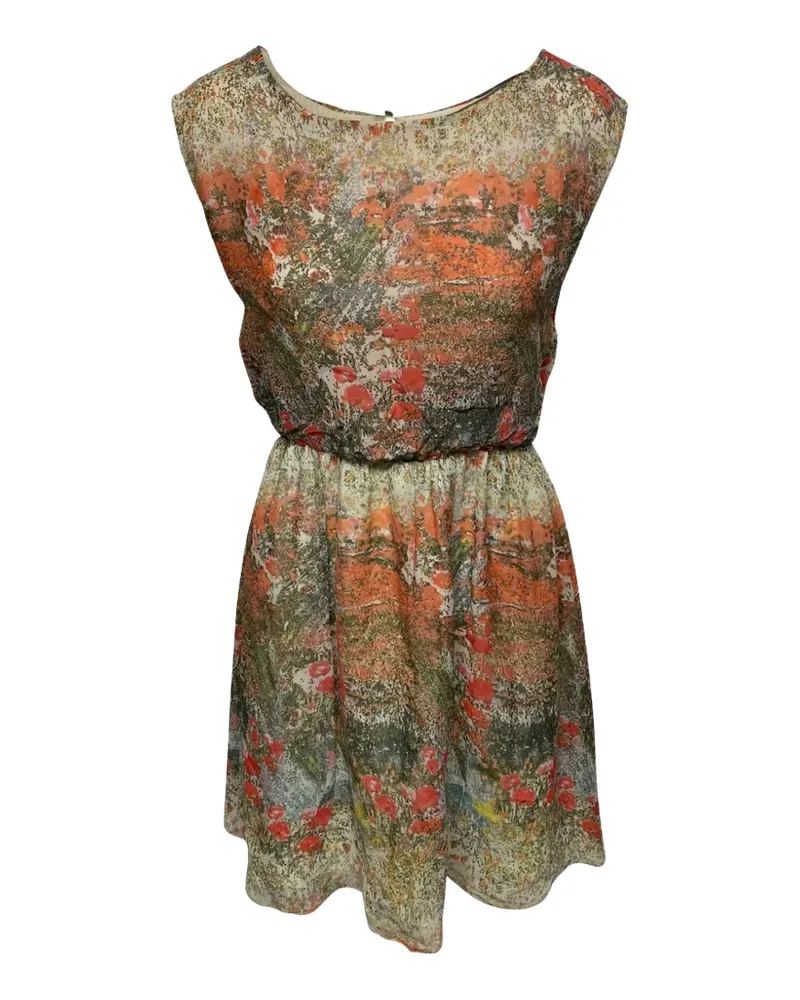 Alice + Olivia Kleid mit Blumenmuster - Nude Nude