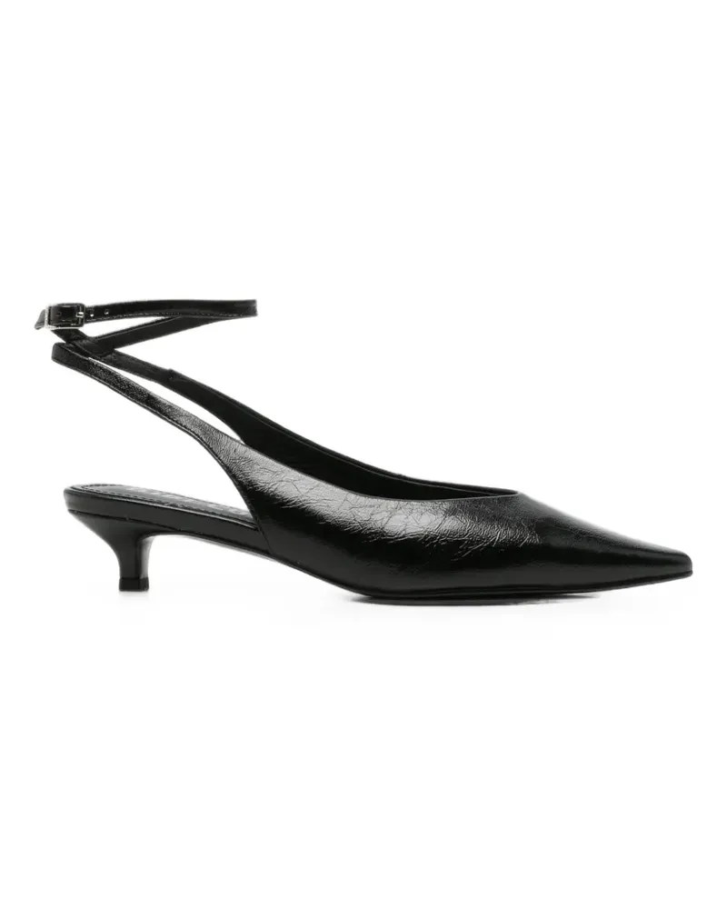 Bibi Lou Noe pointed-toe buckled-strap pumps - Schwarz Schwarz