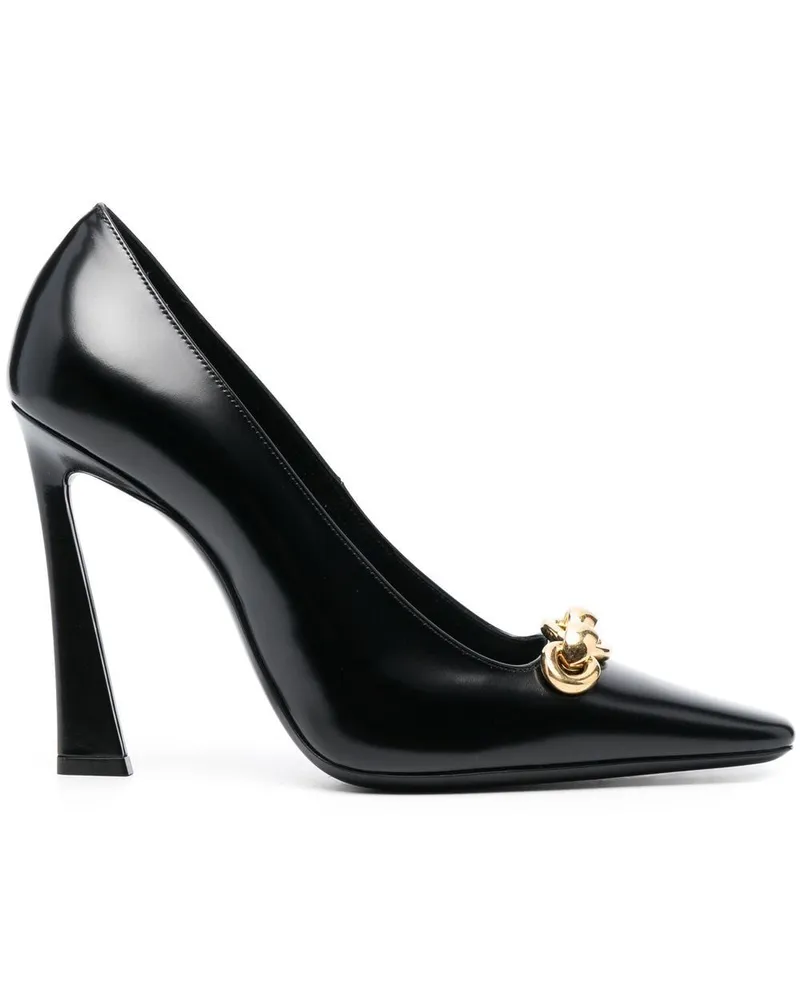 Saint Laurent Silvana Pumps 110mm - Schwarz Schwarz