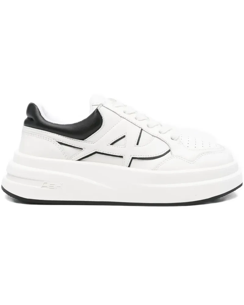 ash Icone Plateau-Sneakers mit Logo - Weiß Weiß