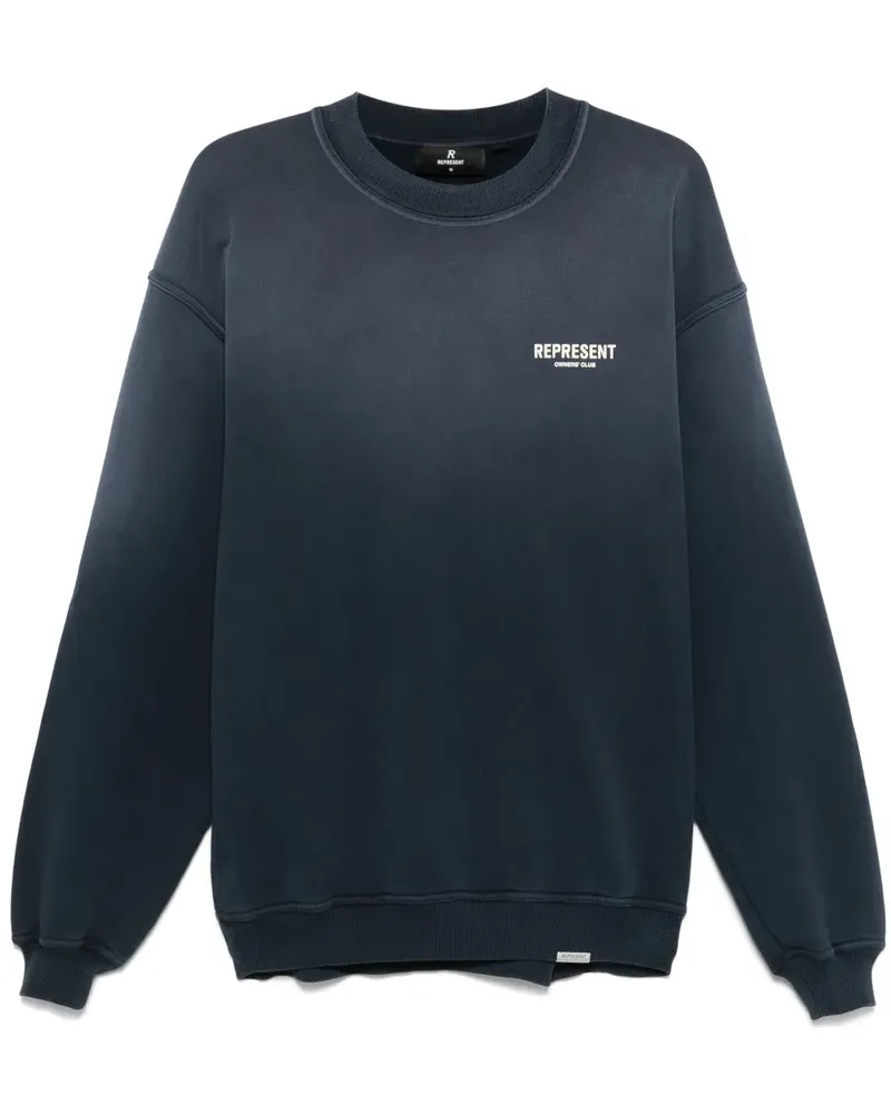 REPRESENT Sweatshirt mit "Owners Club"-Print - Blau Blau