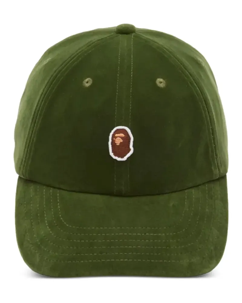 BAPE Baseballkappe mit Logo-Patch - Grün Grün