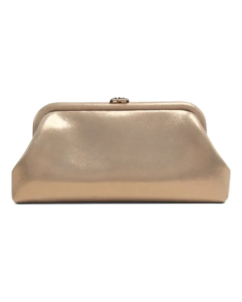 Jimmy Choo Skylar Shimmer clutch - Gold Gold