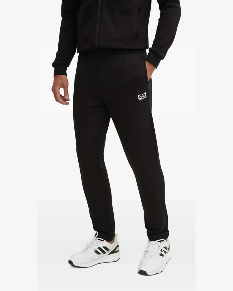 EA7 Jumpsuit mit Logo - Schwarz Schwarz