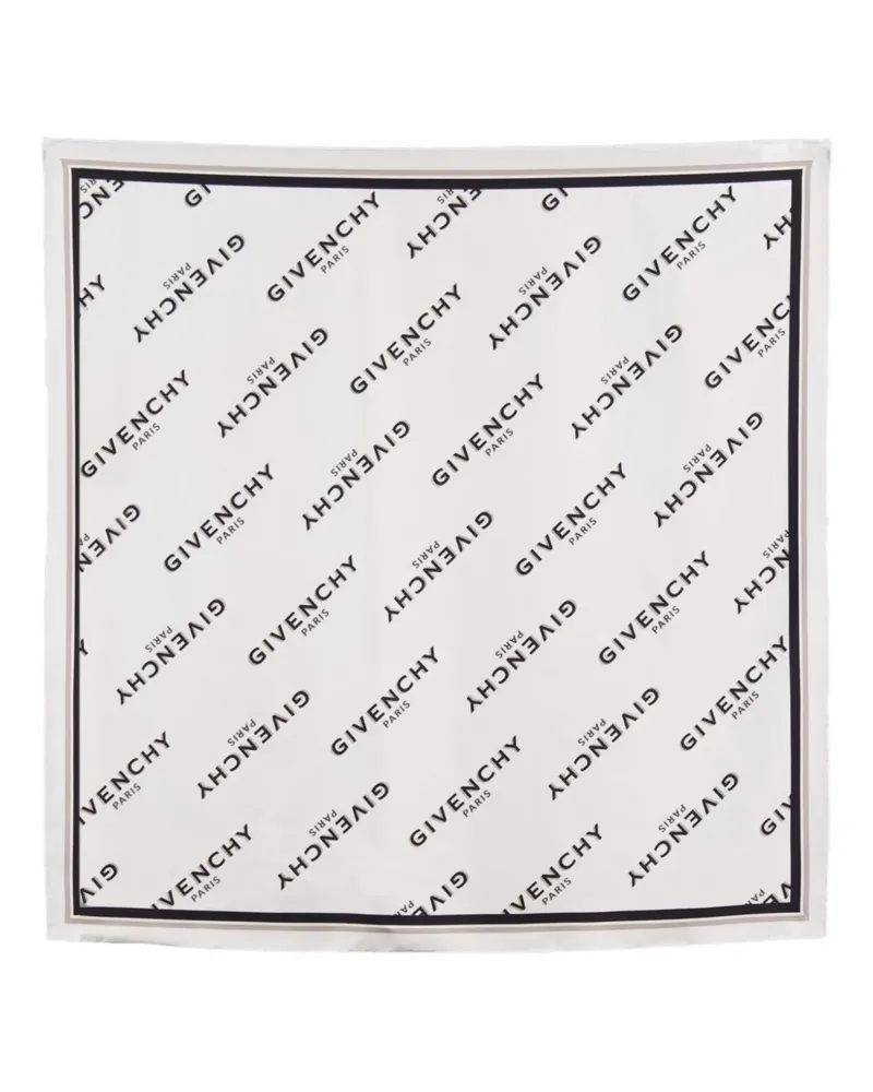 Givenchy Shadow logo-printed scarf - Weiß Weiß