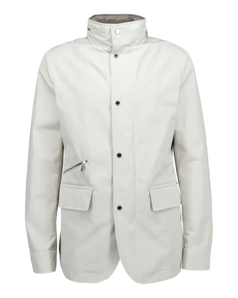 MOORER hooded zip-up jacket - Weiß Weiß