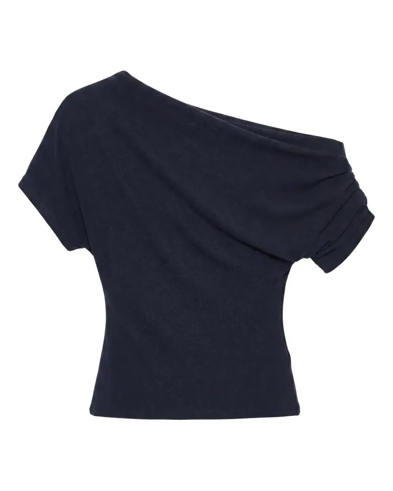Reformation Schulterfreies Iris Oberteil - Blau Blau
