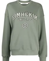 KIMHEKIM Sweatshirt mit Logo-Stickerei Grün