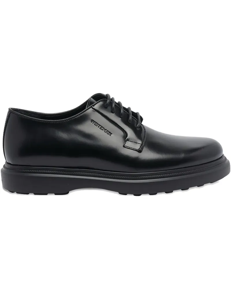 Stuart Weitzman round-toe lace-up shoes - Schwarz Schwarz