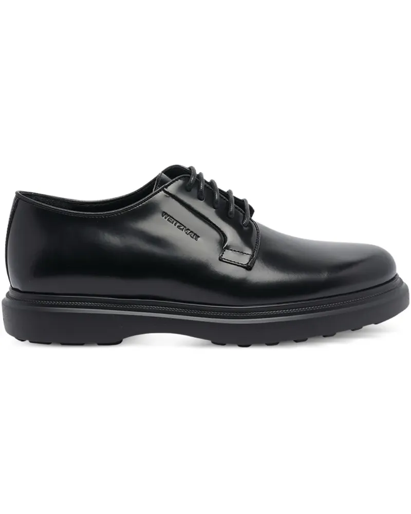 Stuart Weitzman Schnürschuhe mit runder Kappe - Schwarz Schwarz