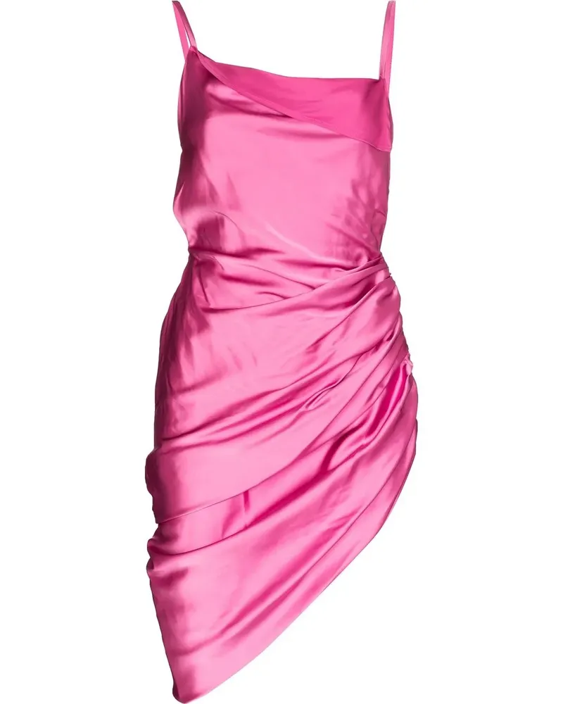 Jacquemus Asymmetrisches Minikleid - Rosa Rosa