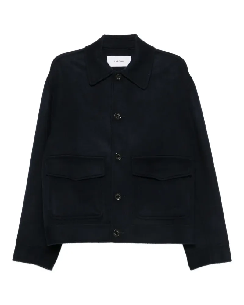 LARDINI Geknöpfte Jacke mit Taschendetail - Blau Blau
