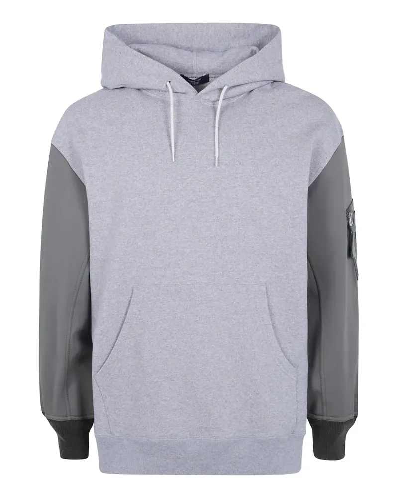 Comme des Garçons Kapuzenjacke mit Einsätzen - Grau Grau