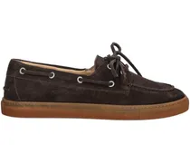 Segelschuhe mit Schnürung - Braun