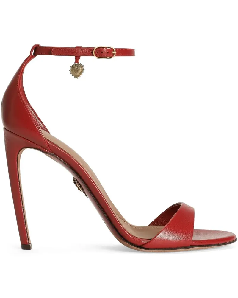 Dolce & Gabbana Sandalen aus Leder - Rot Rot