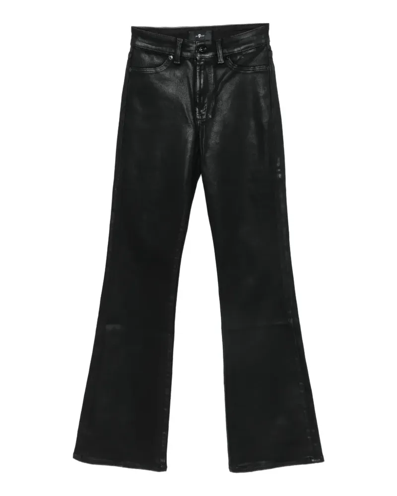 7 for all mankind The Leggy Bootcut logo-patch jeans - Schwarz Schwarz