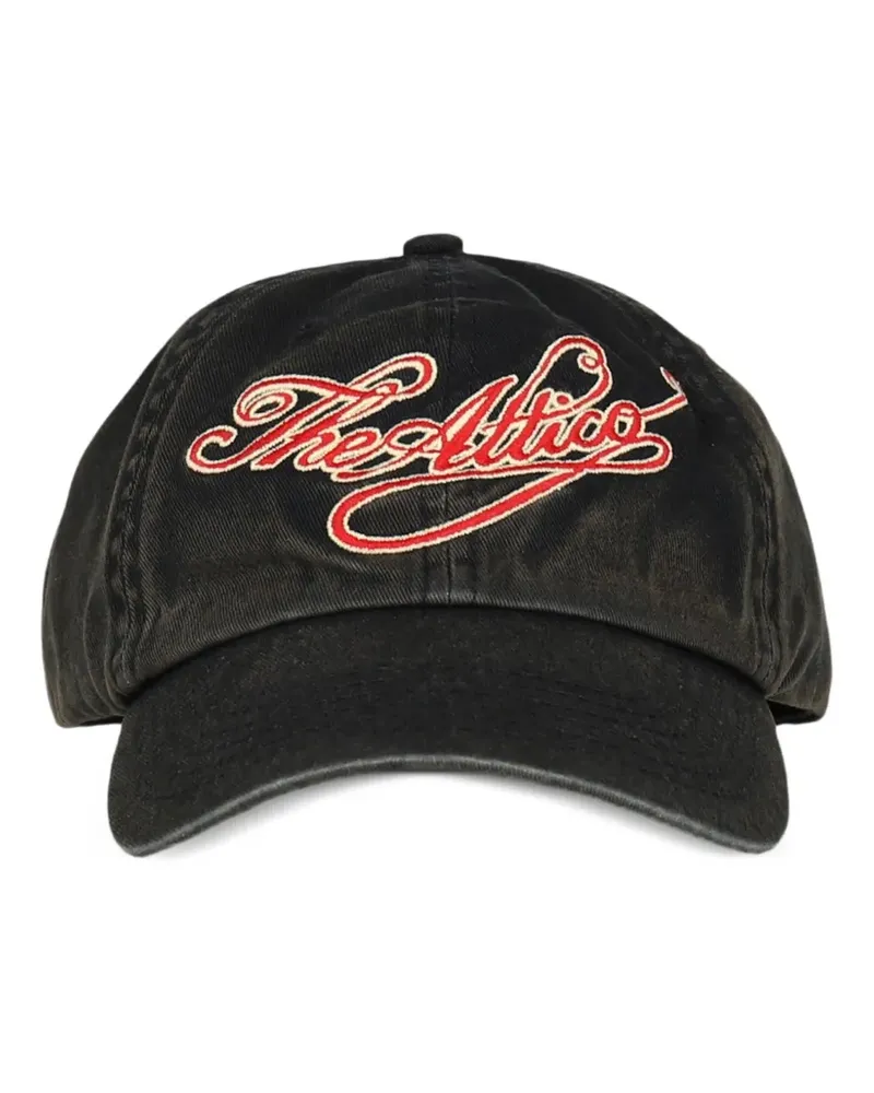 ATTICO Baseballkappe mit Logo-Stickerei - Schwarz Schwarz