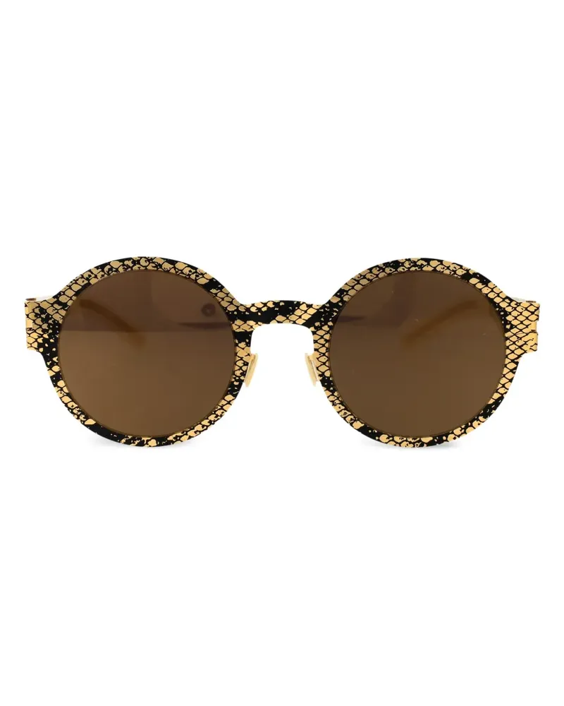 Mykita Sonnenbrille mit rundem Gestell - Gold Gold