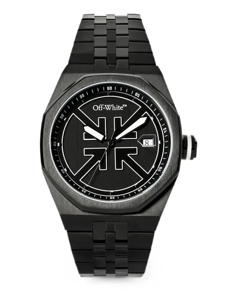 OFF-WHITE No Grid 39mm watch - Schwarz Schwarz