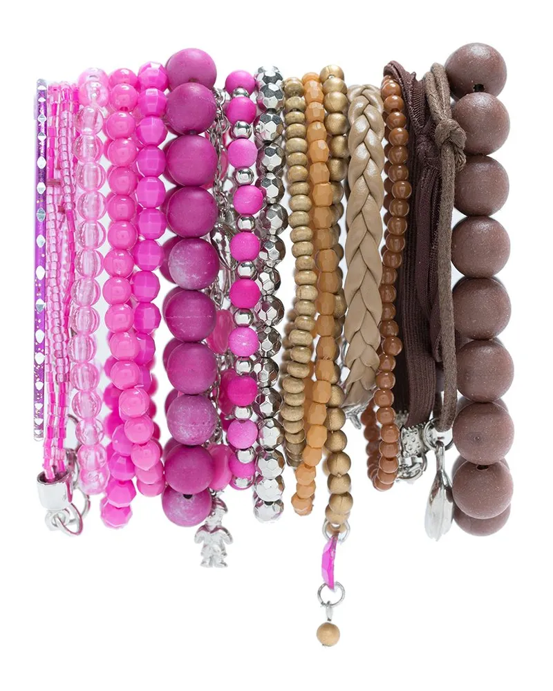 Amir Slama Armband-Set Rosa