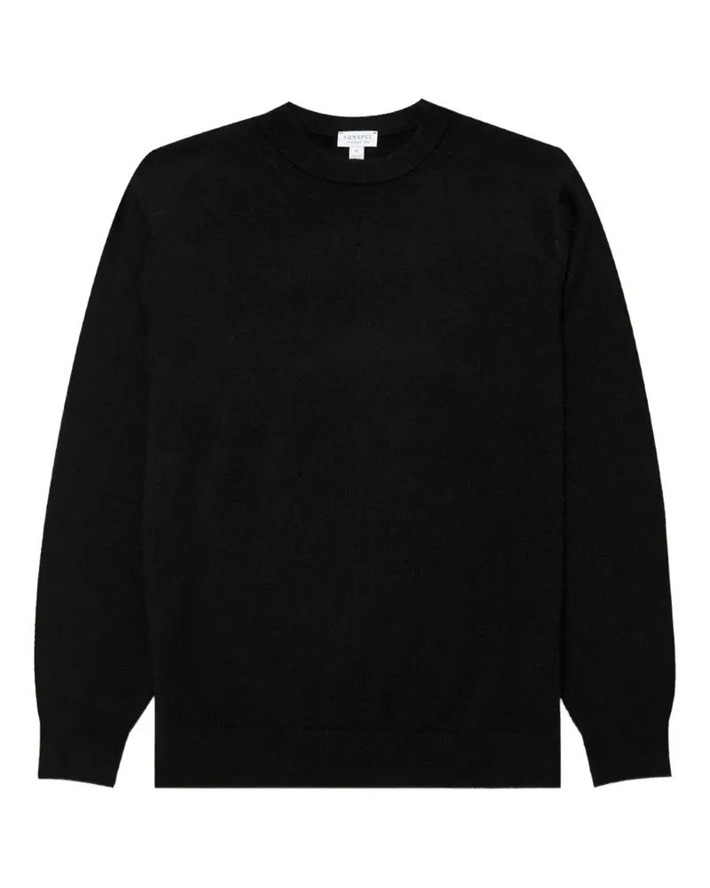 Sunspel crew-neck sweater - Schwarz Schwarz