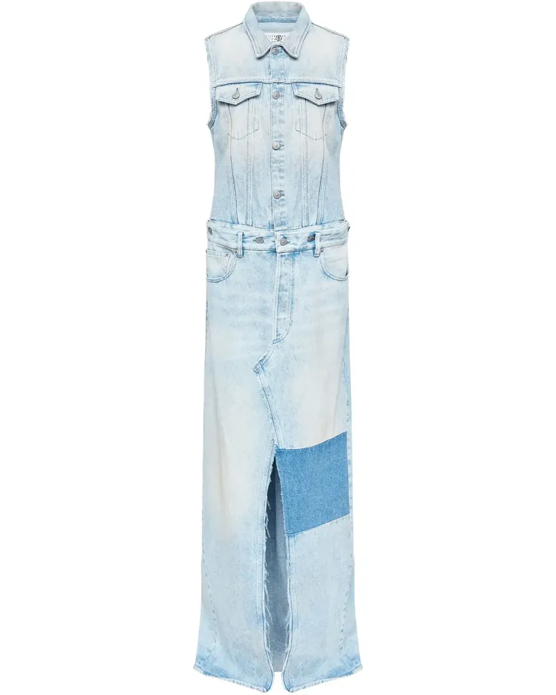 Maison Margiela Jeans-Maxikleid - Blau Blau