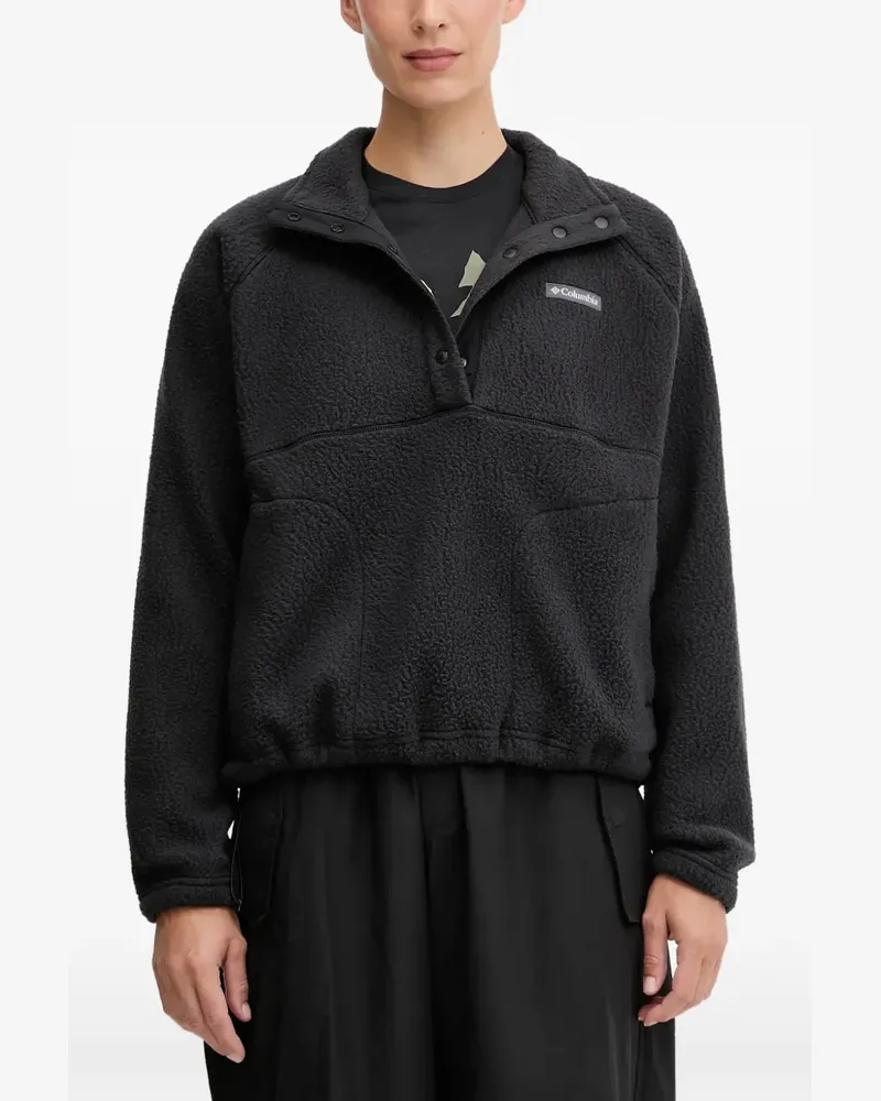 Columbia Sportswear Company Jasper Fleece-Sweatshirt mit Druckknöpfen - Schwarz Schwarz