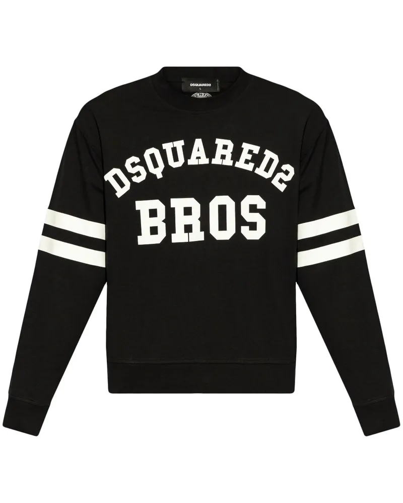 Dsquared2 Wash Football Sweatshirt - Schwarz Schwarz
