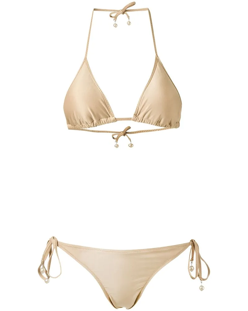 Amir Slama Triangel-Bikini - Nude Nude