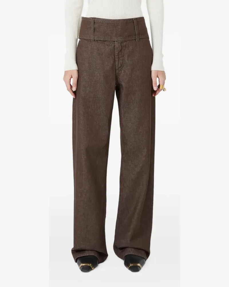 Max Mara Vertice wide-leg jeans - Braun Braun