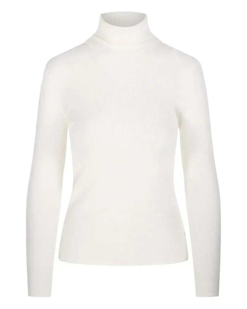 P.A.R.O.S.H. P.A.R.O H. Gerippter Rollkragenpullover - Weiß Weiß