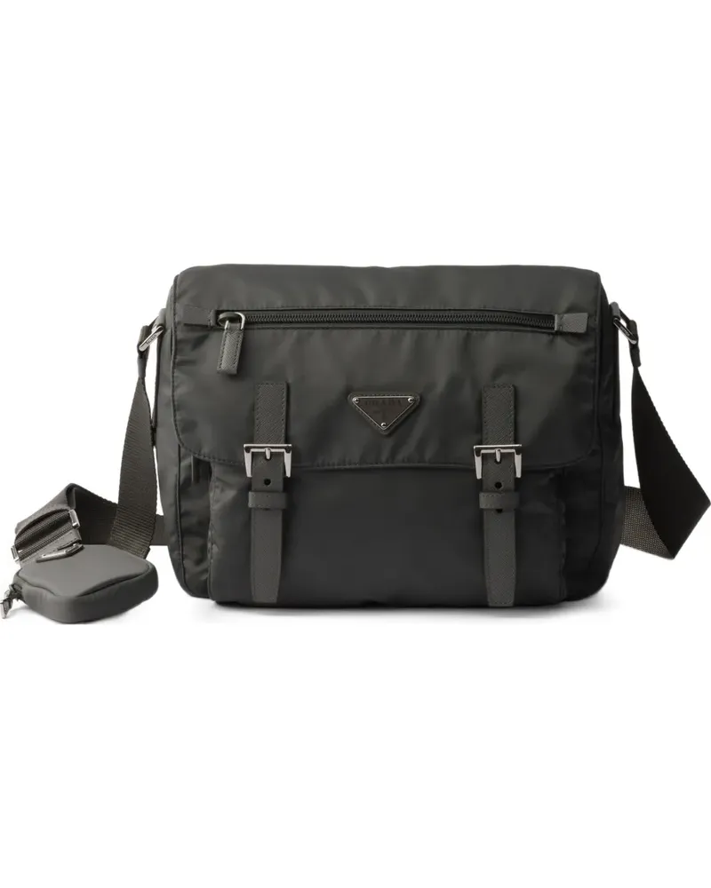 Prada Umhängetasche mit Logo-Detail - Grau Grau