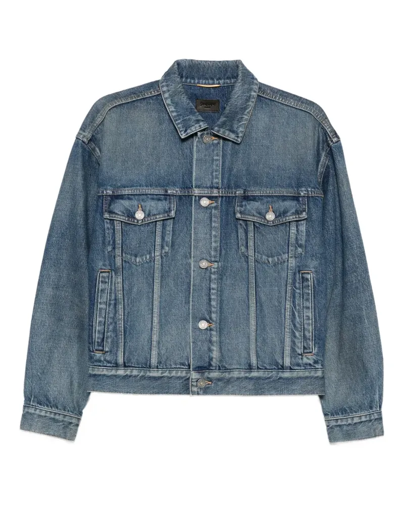 Saint Laurent button-up denim jacket - Blau Blau